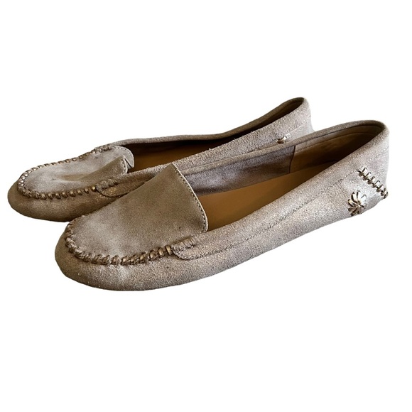 Jack Rogers Tan Suede Loafers size 11 - Picture 3 of 10